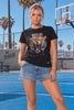Camiseta baby look Tigre Boss Life em vídeo na modelo