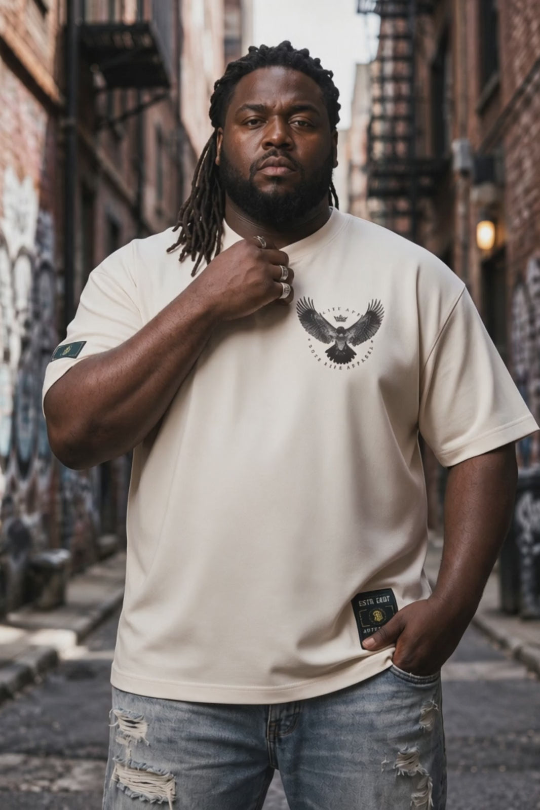 Camiseta Oversized Living Eagle Boss Life - vídeo