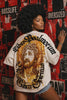 Camiseta oversized feminina Liber Psalmorum Boss Life - vídeo da peça em movimento