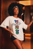 Camiseta oversized feminina Urso Cruz Boss Life - vídeo da peça em movimento