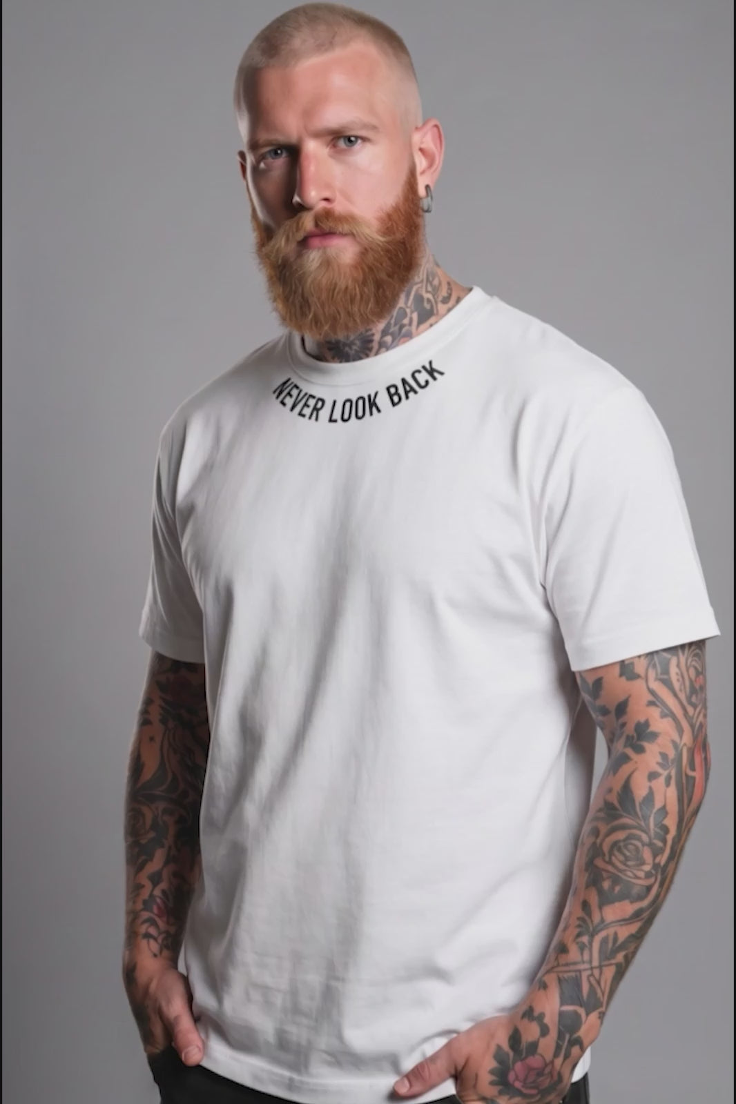 Camiseta Never Look Back