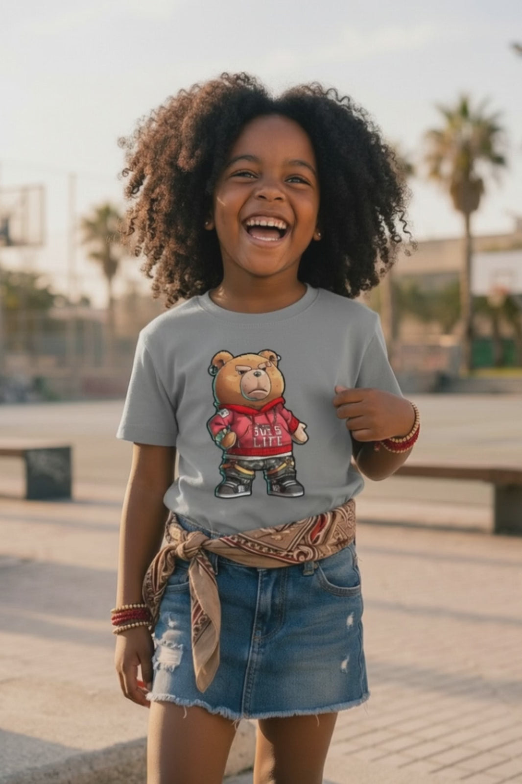 Camiseta Infantil Urso Rebelde Boss Life - vídeo