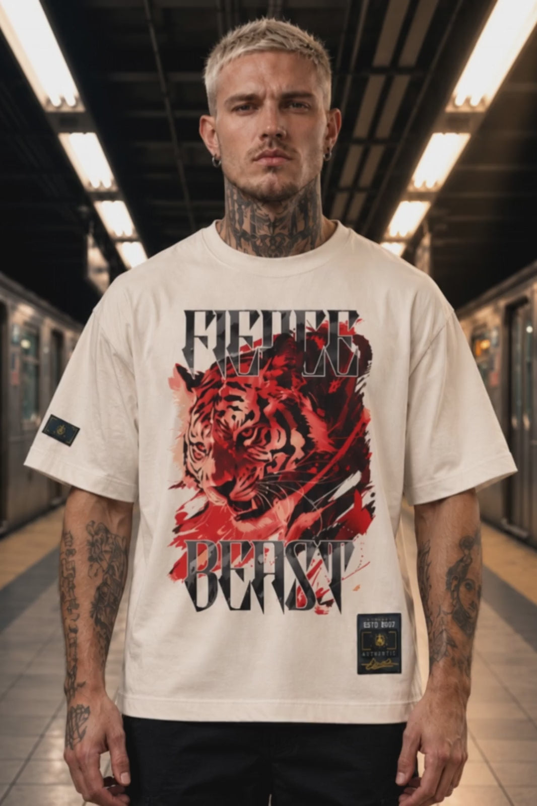 Camiseta Oversized Fierce Beast Boss Life - vídeo
