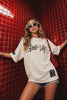 Camiseta oversized feminina Signature Script Boss Life - vídeo da peça em movimento