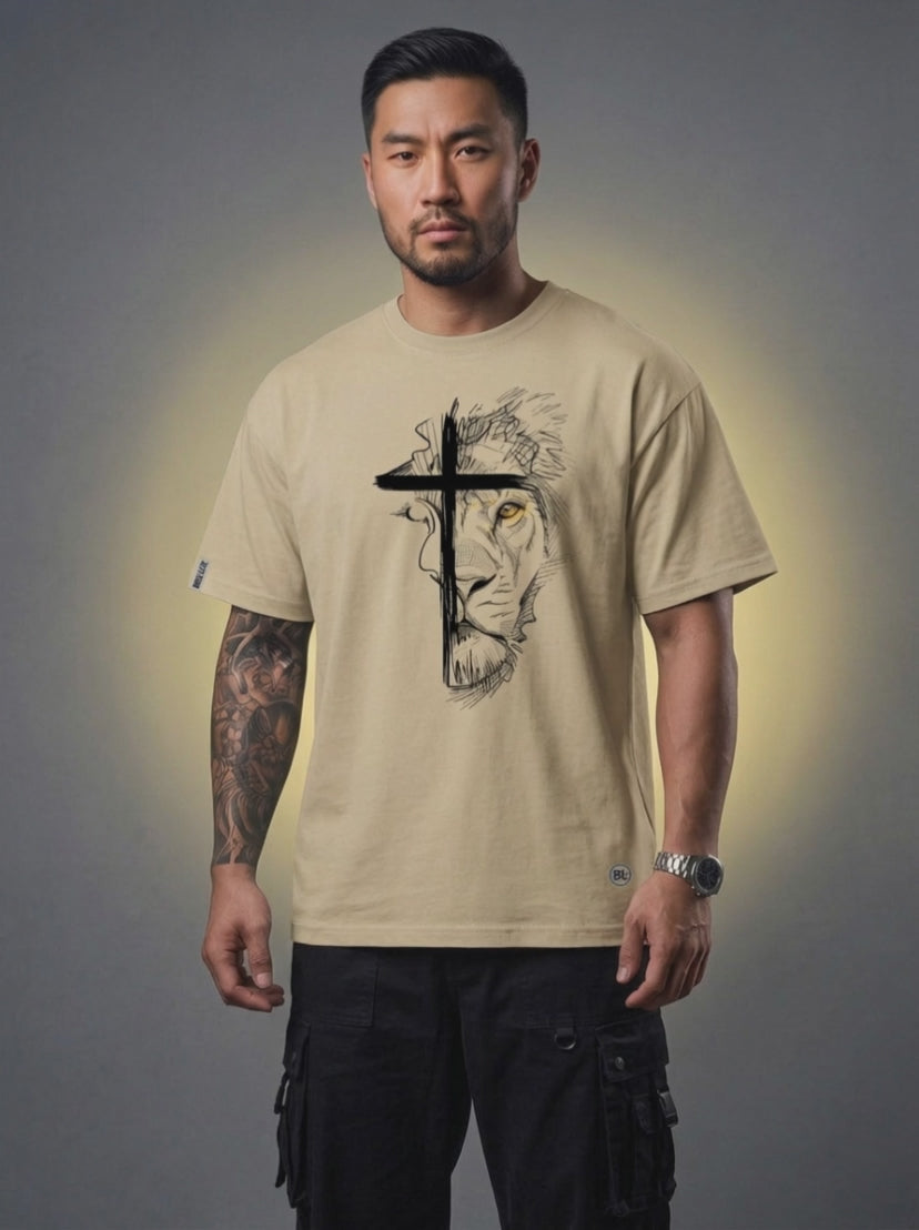 Camiseta Lion Cross Boss Life em vídeo com visualização do caimento