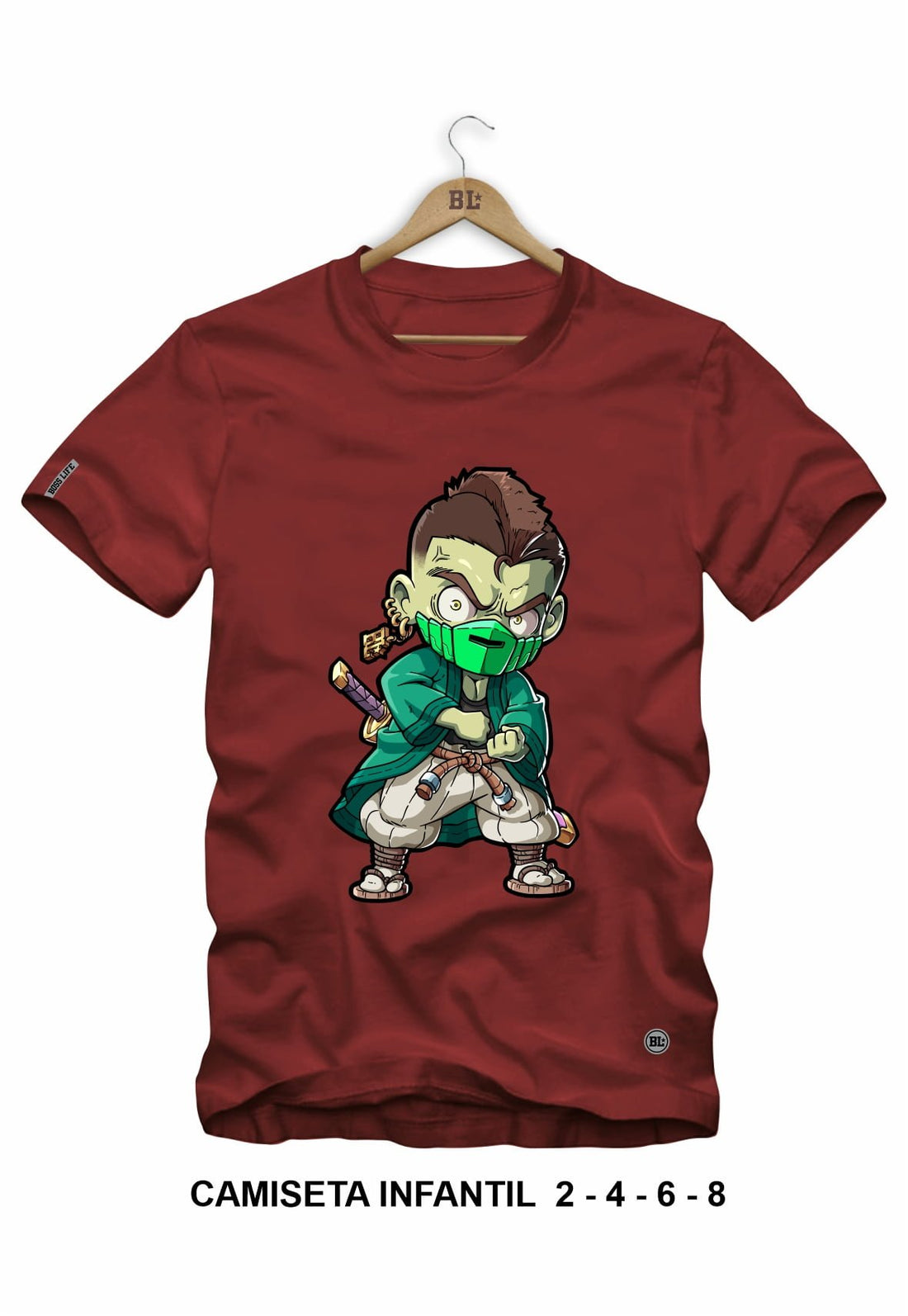 Camiseta Infantil Green Ninja 