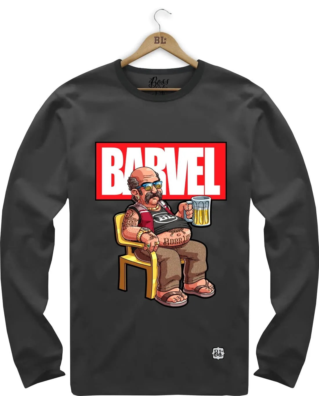 Camiseta Manga Longa Boss Barvel