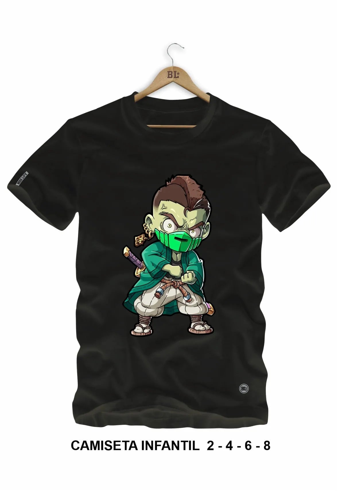 Camiseta Infantil Green Ninja 