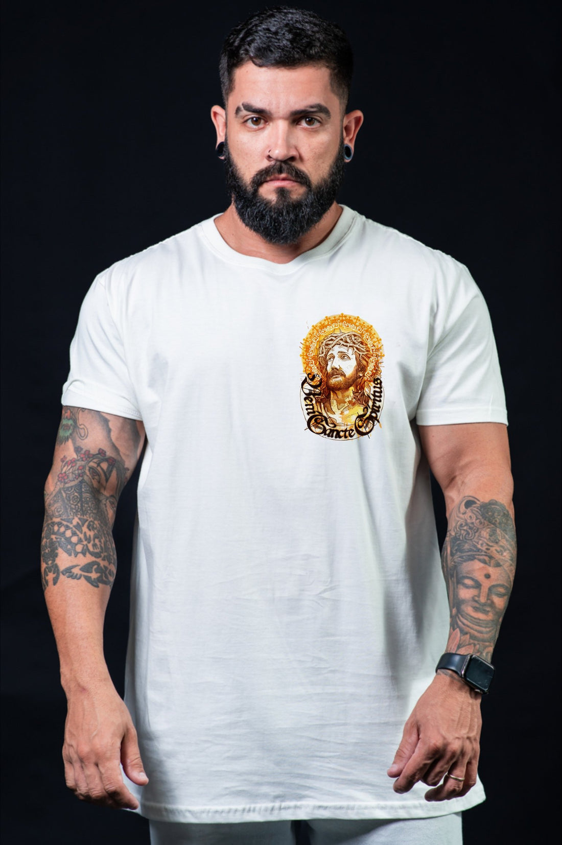 Camiseta Redentor Bl Faith Frente e Costas