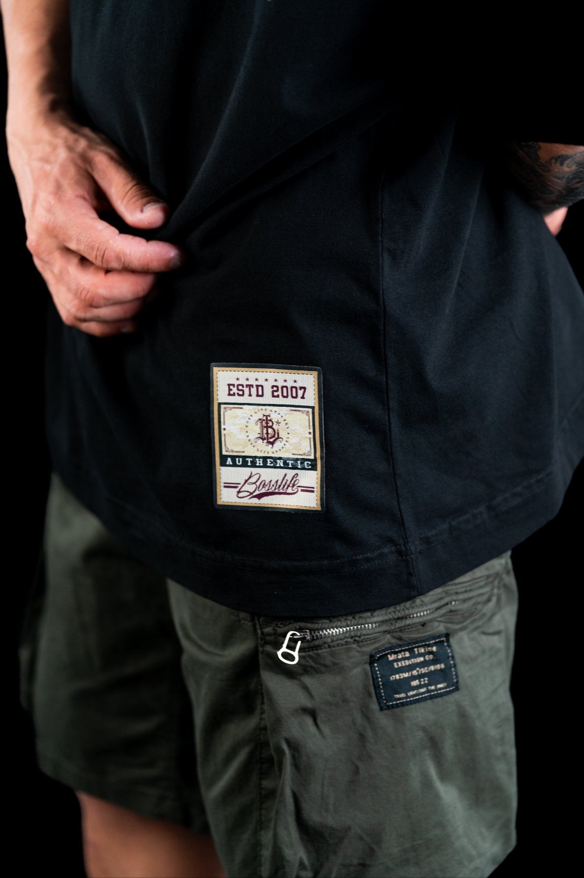 Camiseta Oversized Style Boss 07 Frente e Costas