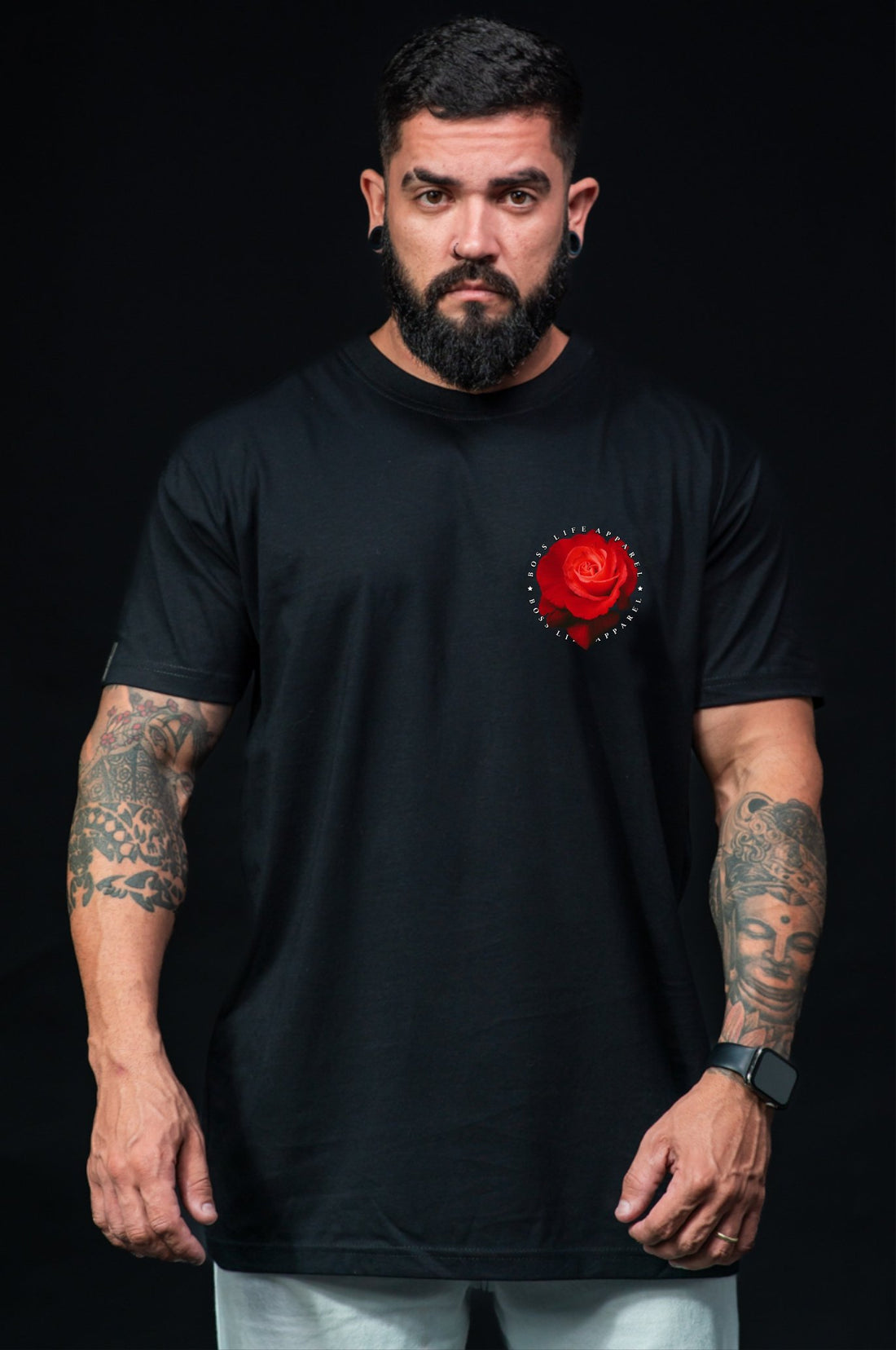 Camiseta Roses Frente e Costas
