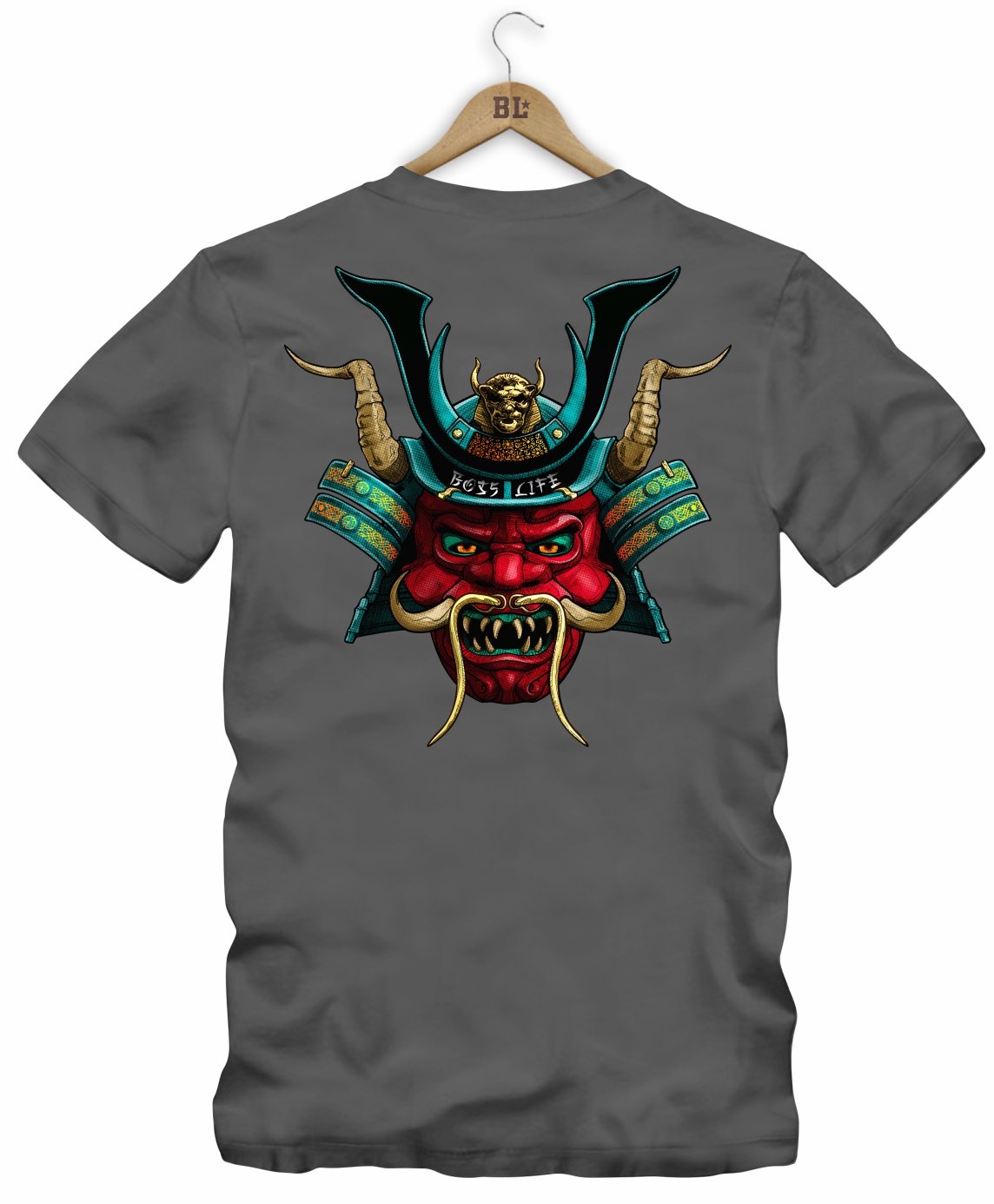 Camiseta Samurai Frente e Costas