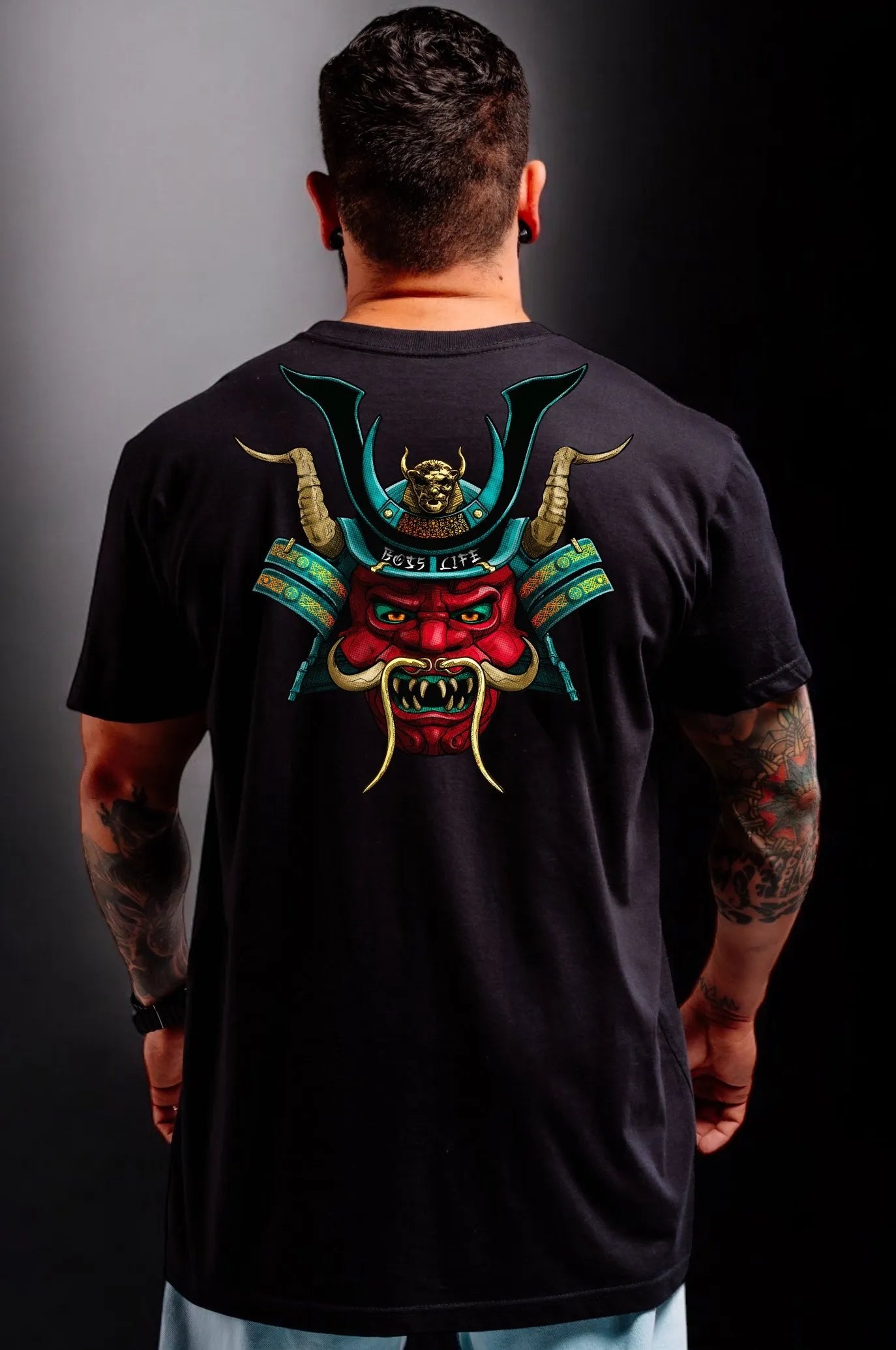 Camiseta Samurai Frente e Costas