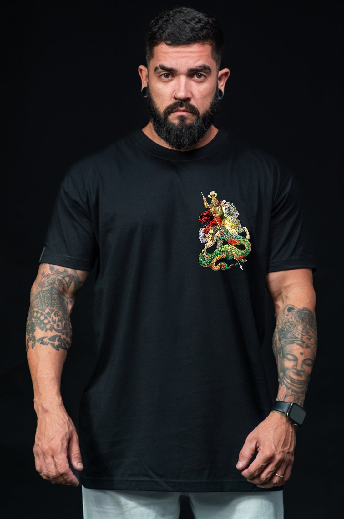 Camiseta São Jorge Bl Faith Frente e Costas