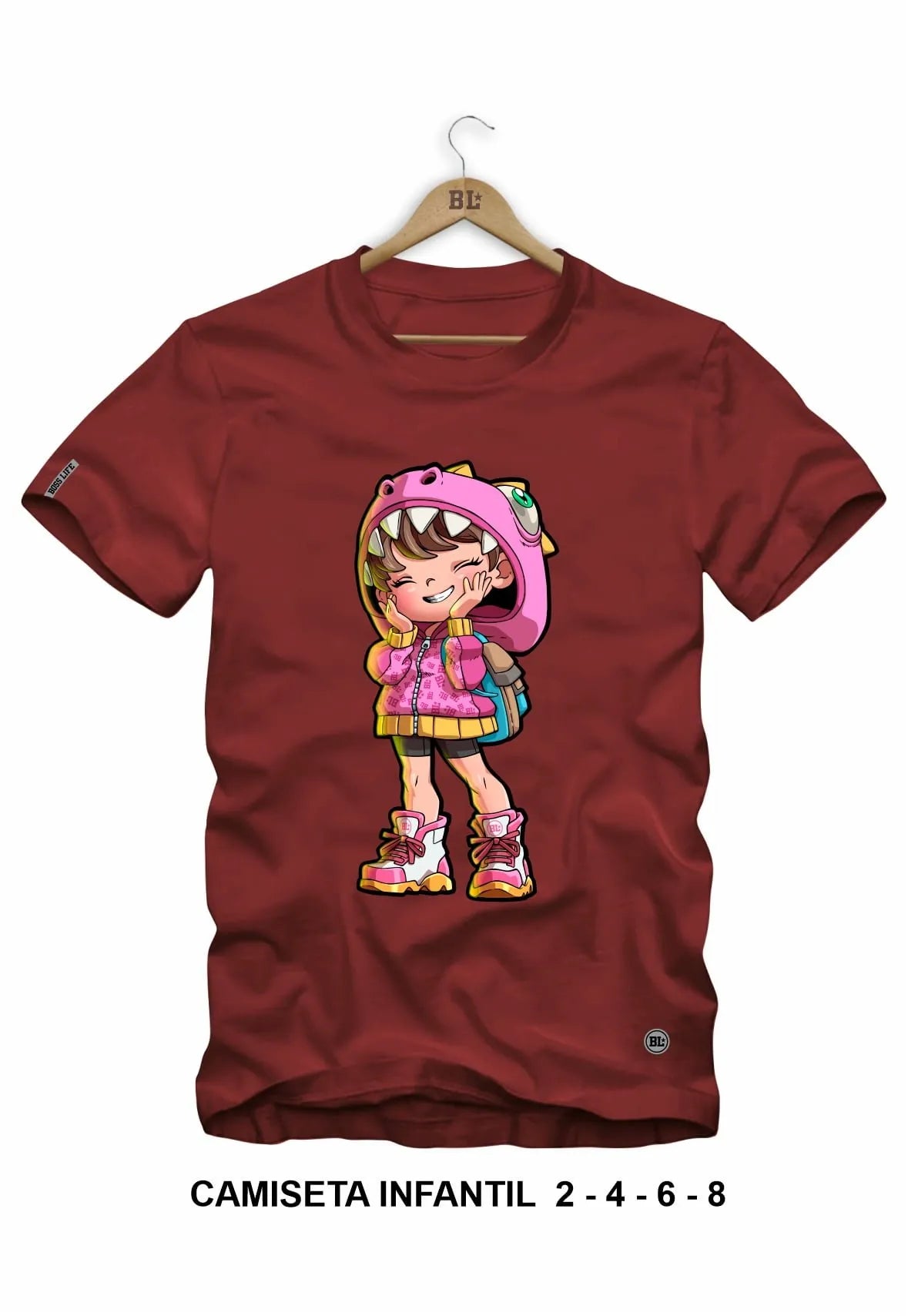 Camiseta Infantil Chibi Girl