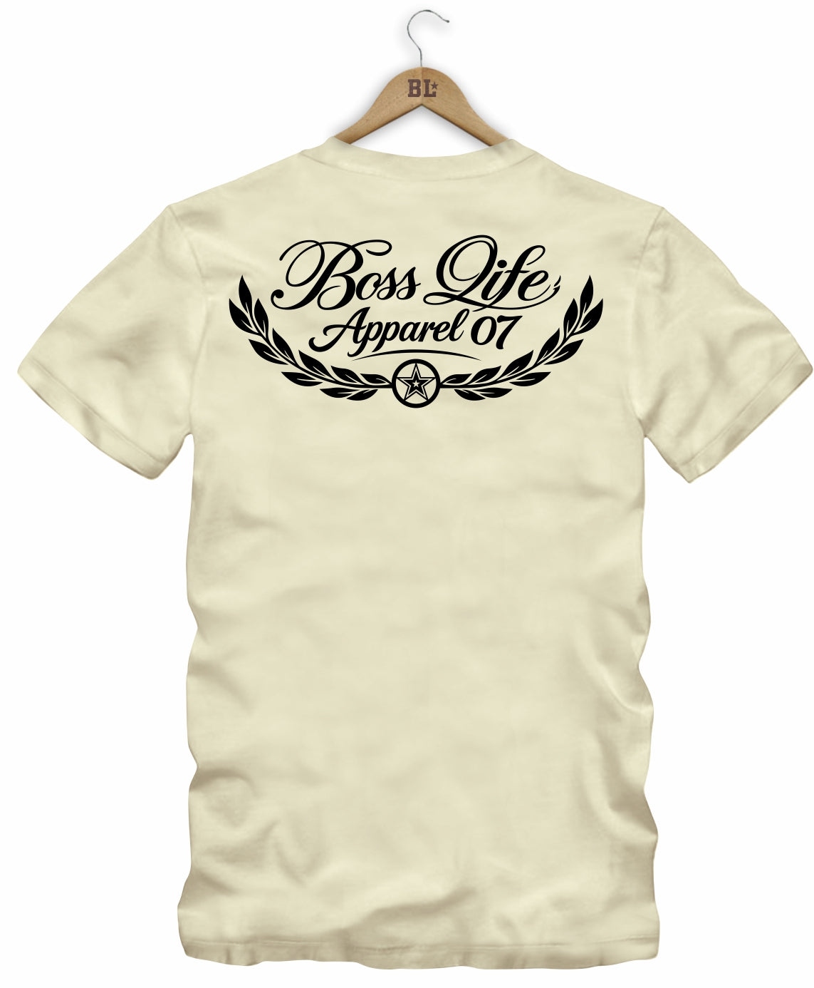 Camiseta Laurel Boss Life - Off White Costas