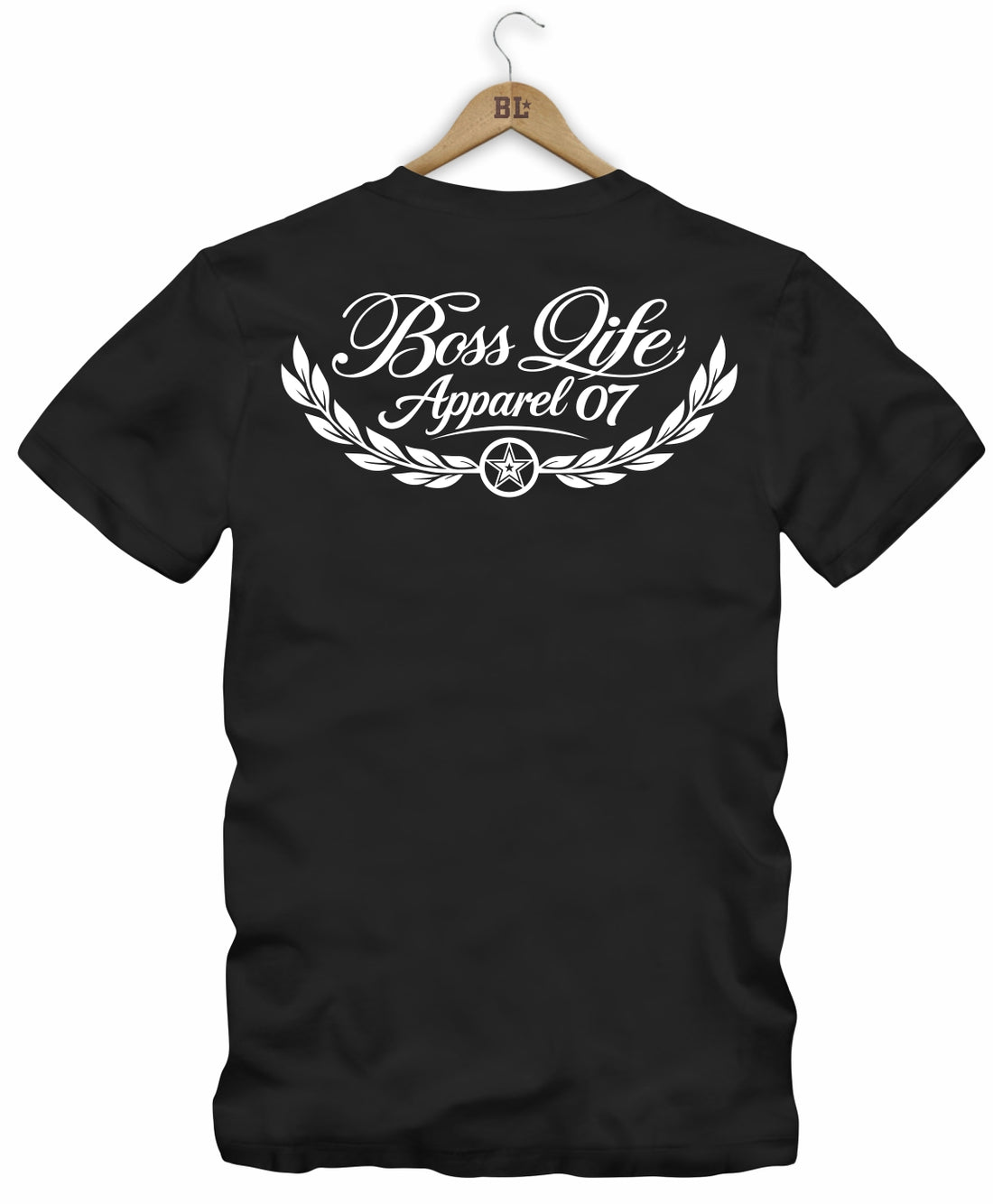 Camiseta Laurel Boss Life - Preto Frente