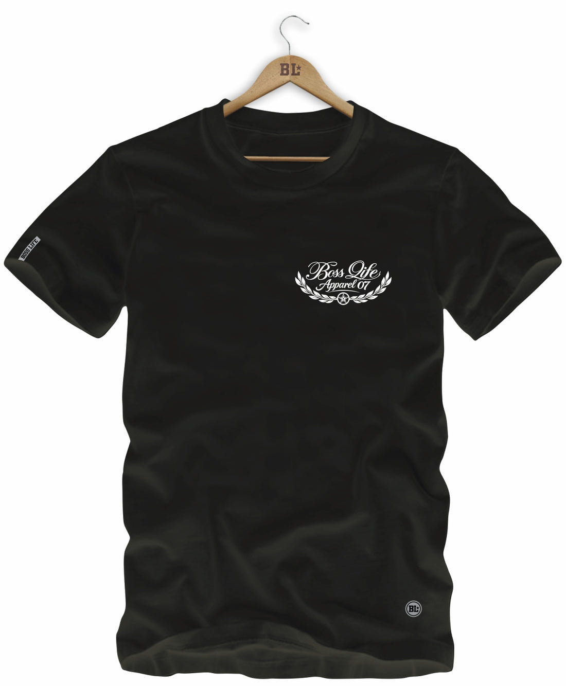 Camiseta Laurel Boss Life - Preto Frente