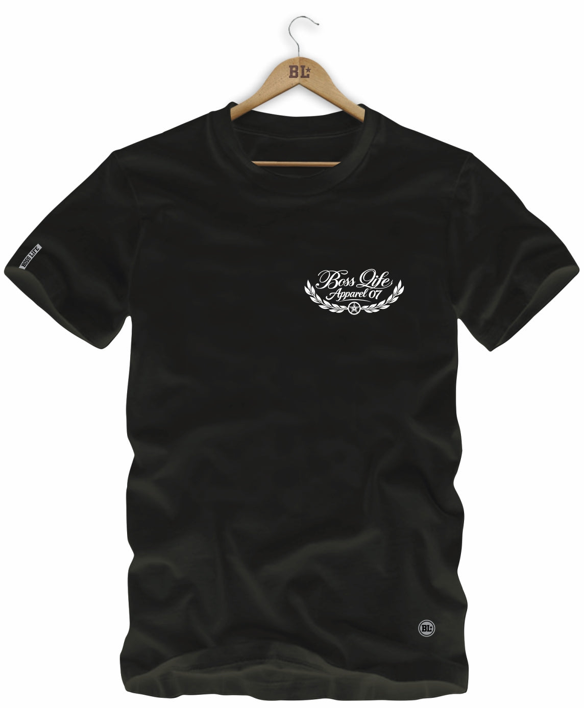 Camiseta Laurel Boss Life - Preto Frente