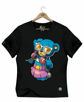 Camiseta Baby Look Blue Bear