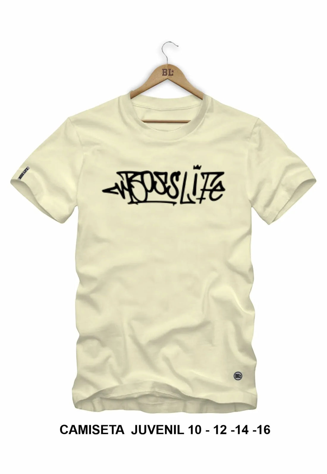 Camiseta Juvenil Lettering Graffiti 