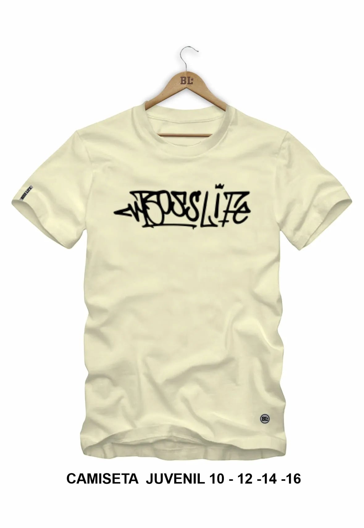 Camiseta Juvenil Lettering Graffiti 