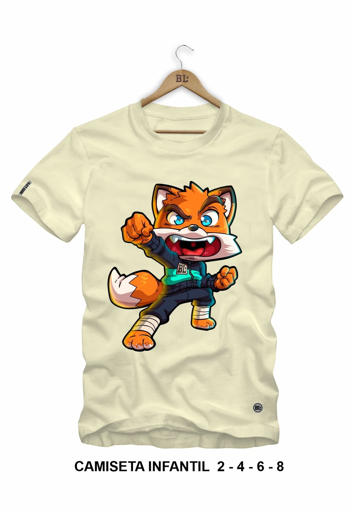 Camiseta Infantil Shinobi Fox