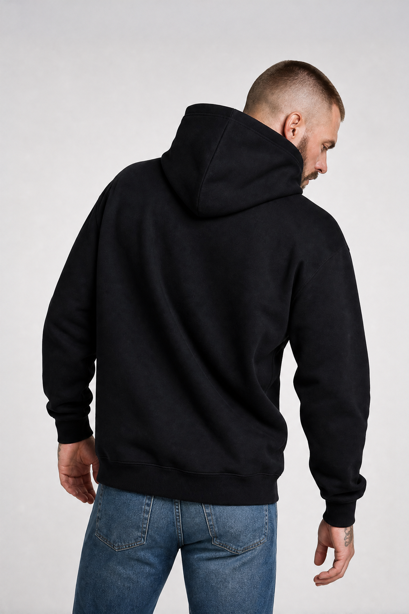 Moletom Tag Boss Life - Costas Liso Preto