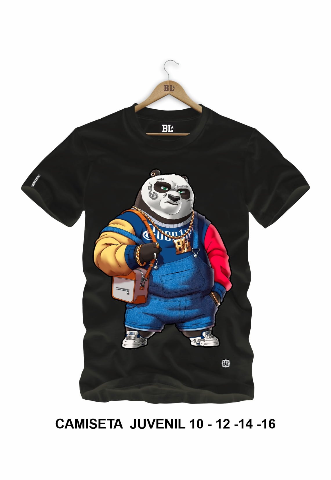 Camiseta Juvenil Panda 