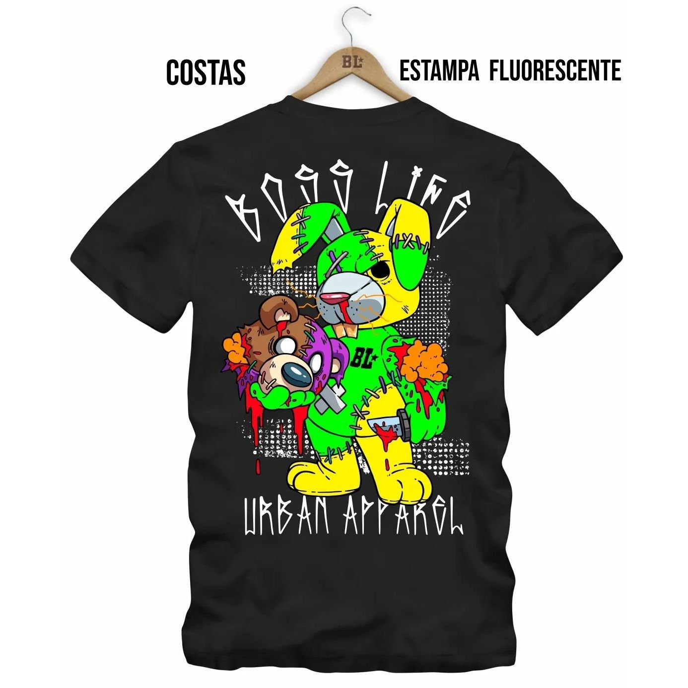 Camiseta Bl Dark Shine Bad Rabbit