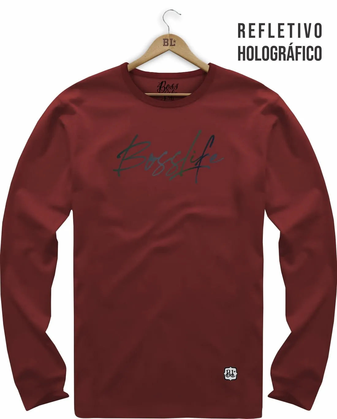 Camiseta Manga Longa Lettering 9