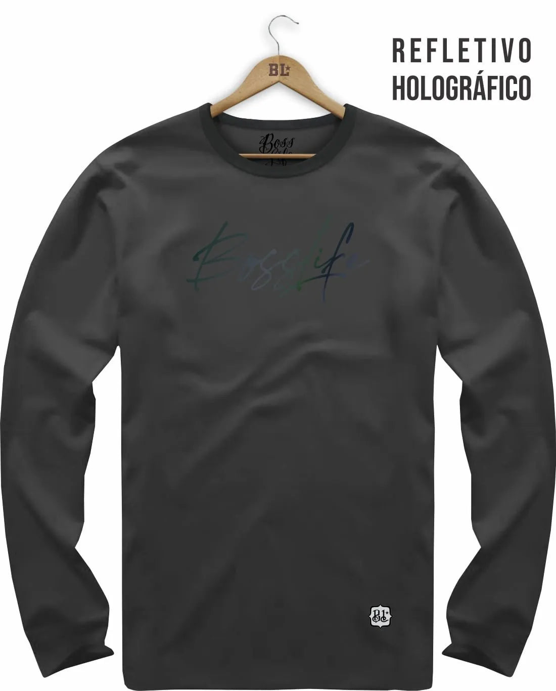 Camiseta Manga Longa Lettering 9