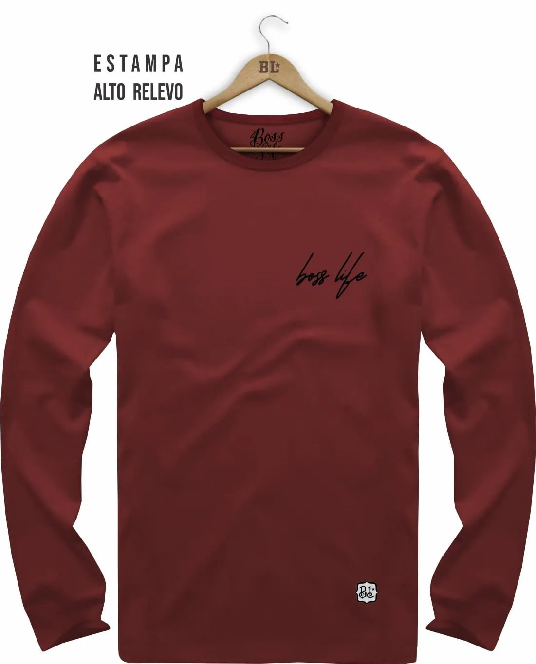 Camiseta Manga Longa Lettering 3