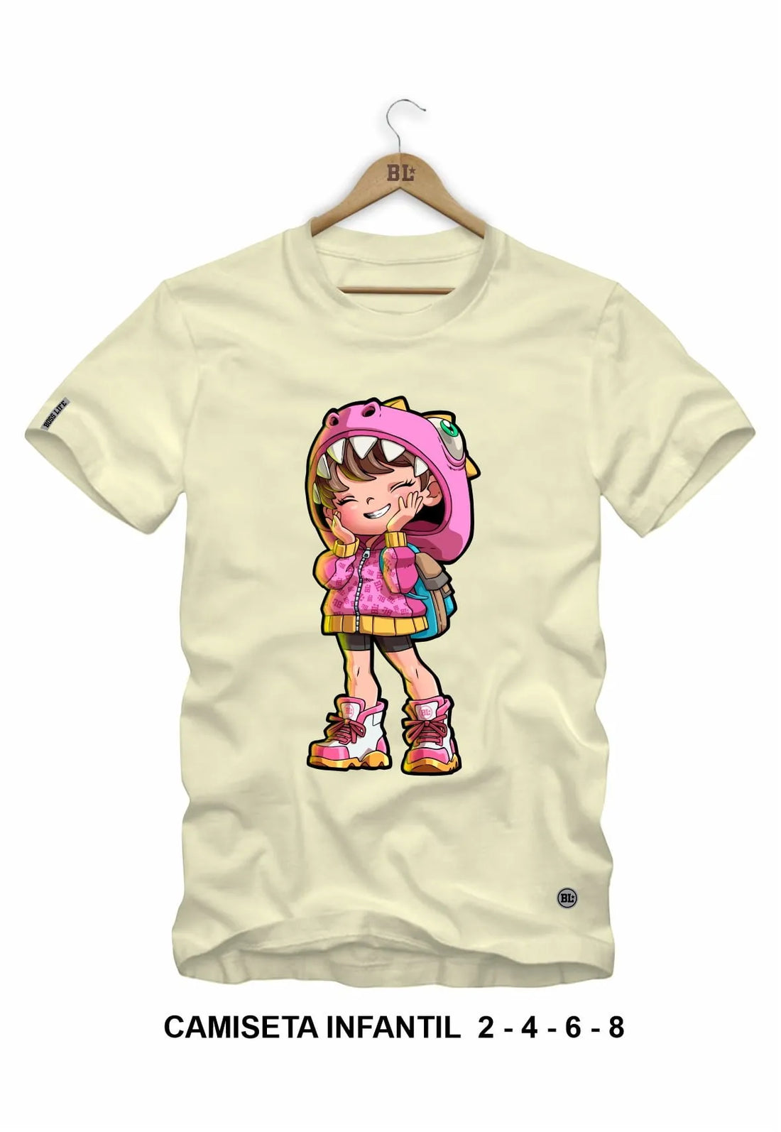 Camiseta Infantil Chibi Girl