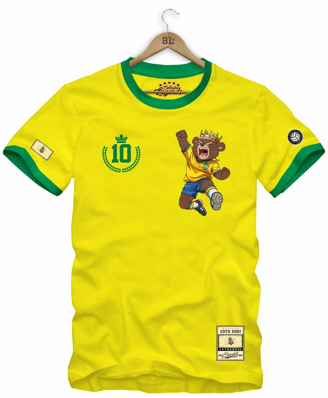 Camiseta Legends Rei do Futebol Frente e Costas