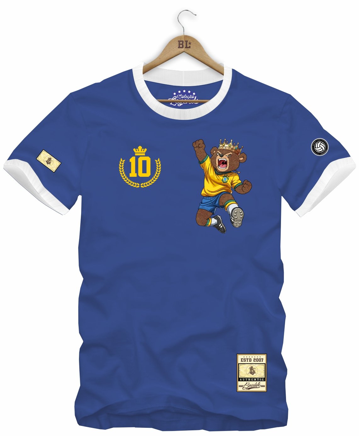 Camiseta Legends Rei do Futebol Frente e Costas