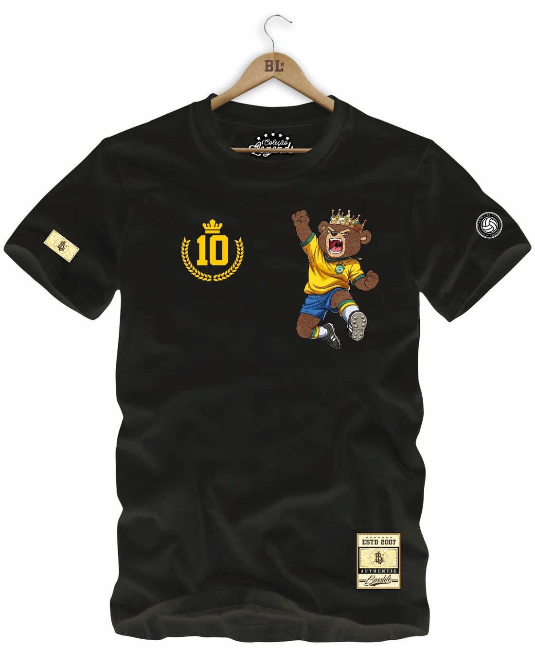 Camiseta Legends Rei do Futebol Frente e Costas