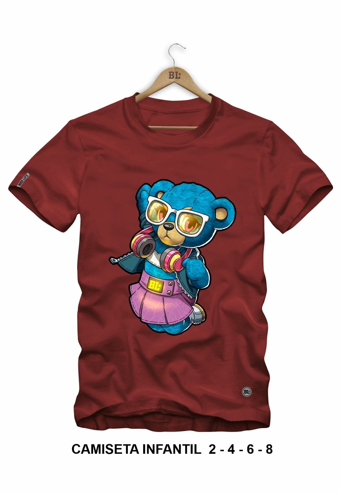 Camiseta Infantil Blue Bear