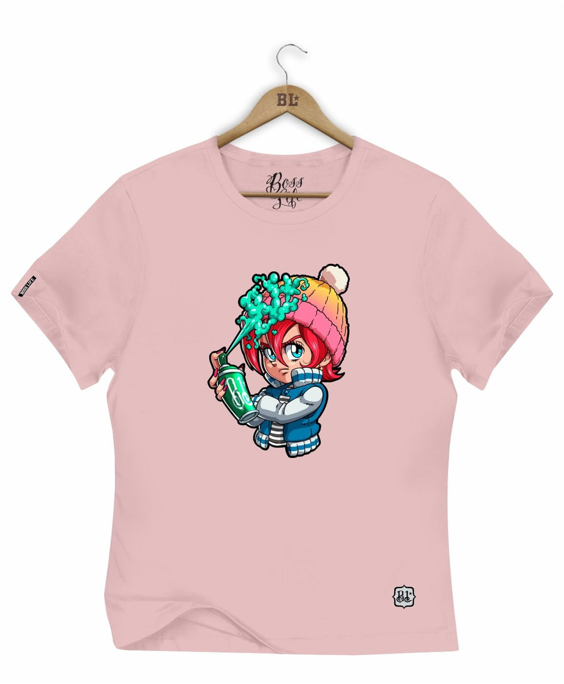 Camiseta Baby Look Graffiti Girl