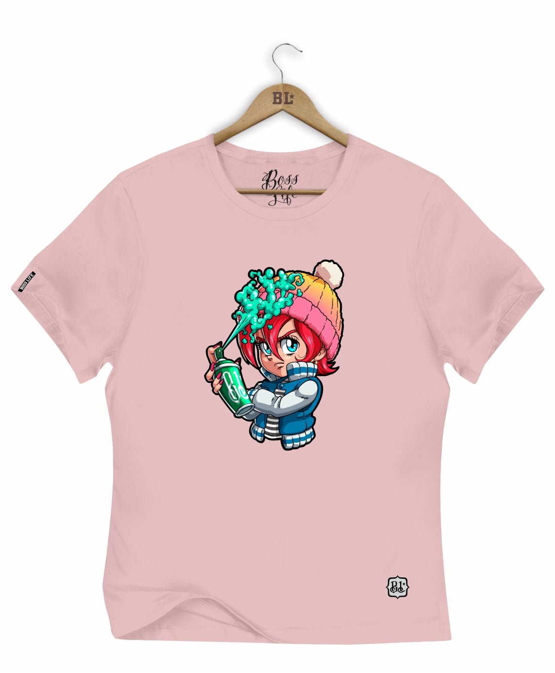 Camiseta Baby Look Graffiti Girl