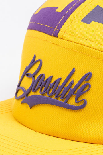 BONÉ FIVE PANEL BL17 YELLOW & PURPLE NEW BOSS