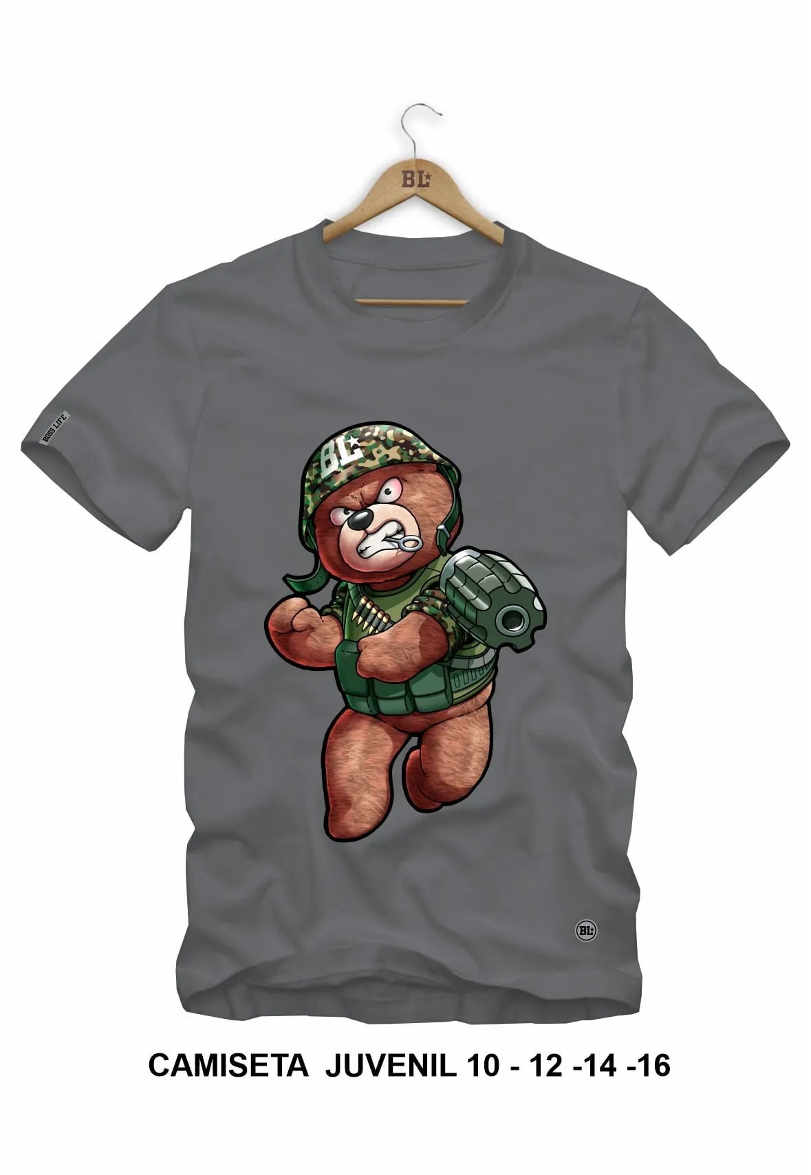 Camiseta Juvenil War Bear 