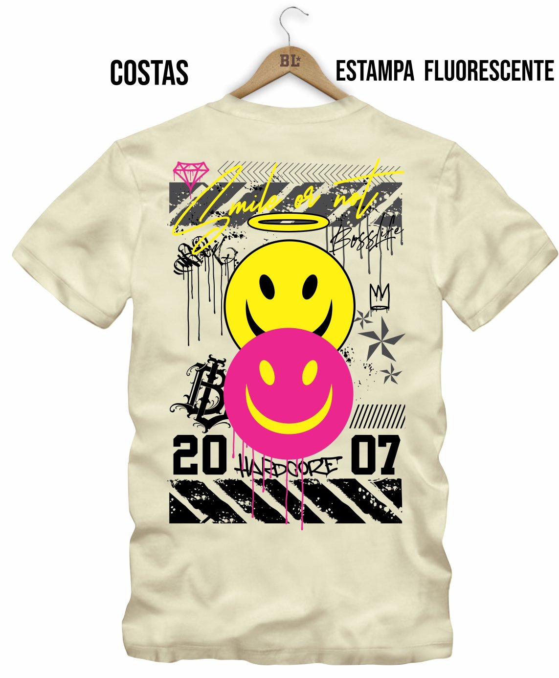 Camiseta Bl Dark Shine Angels and Demons