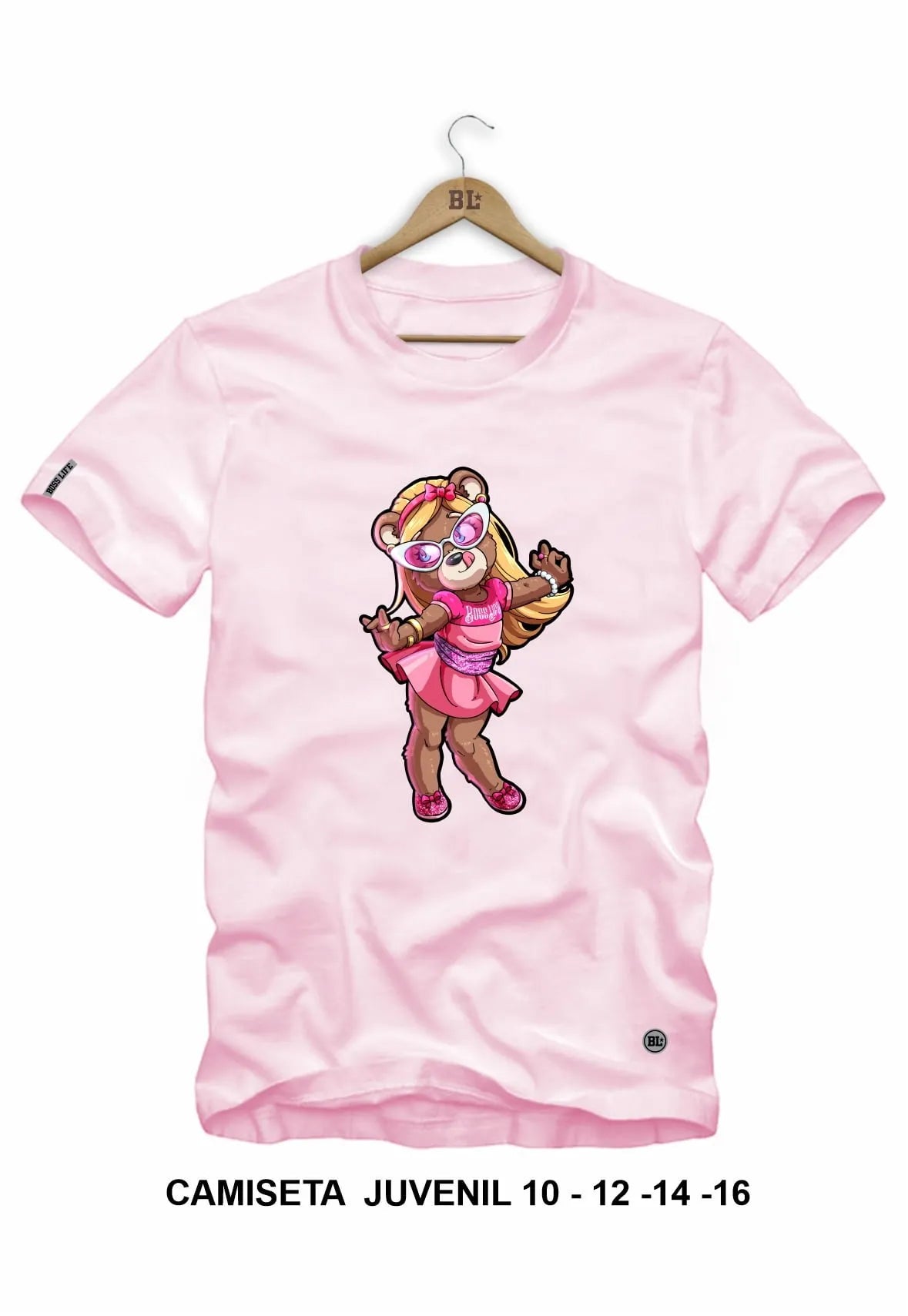Camiseta Juvenil Bear Doll