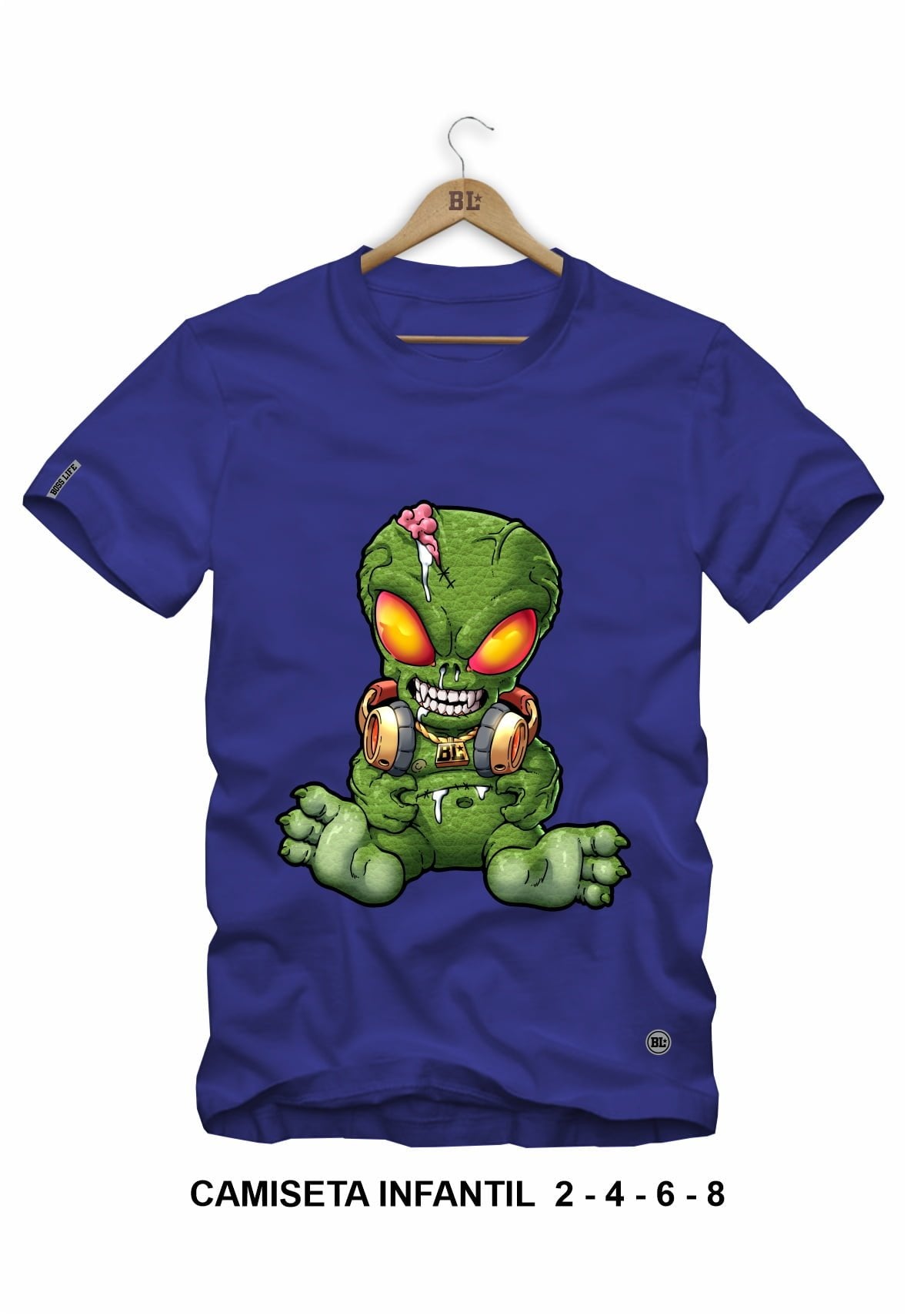 Camiseta Infantil Alien