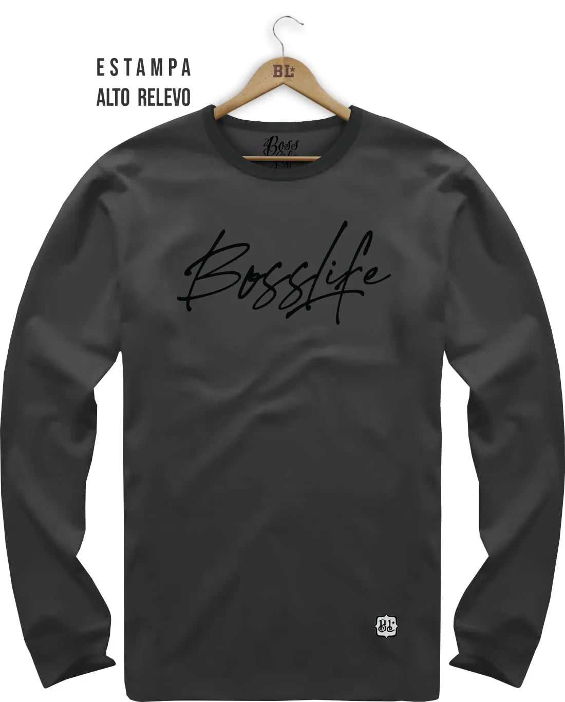 Camiseta Manga Longa Lettering 2