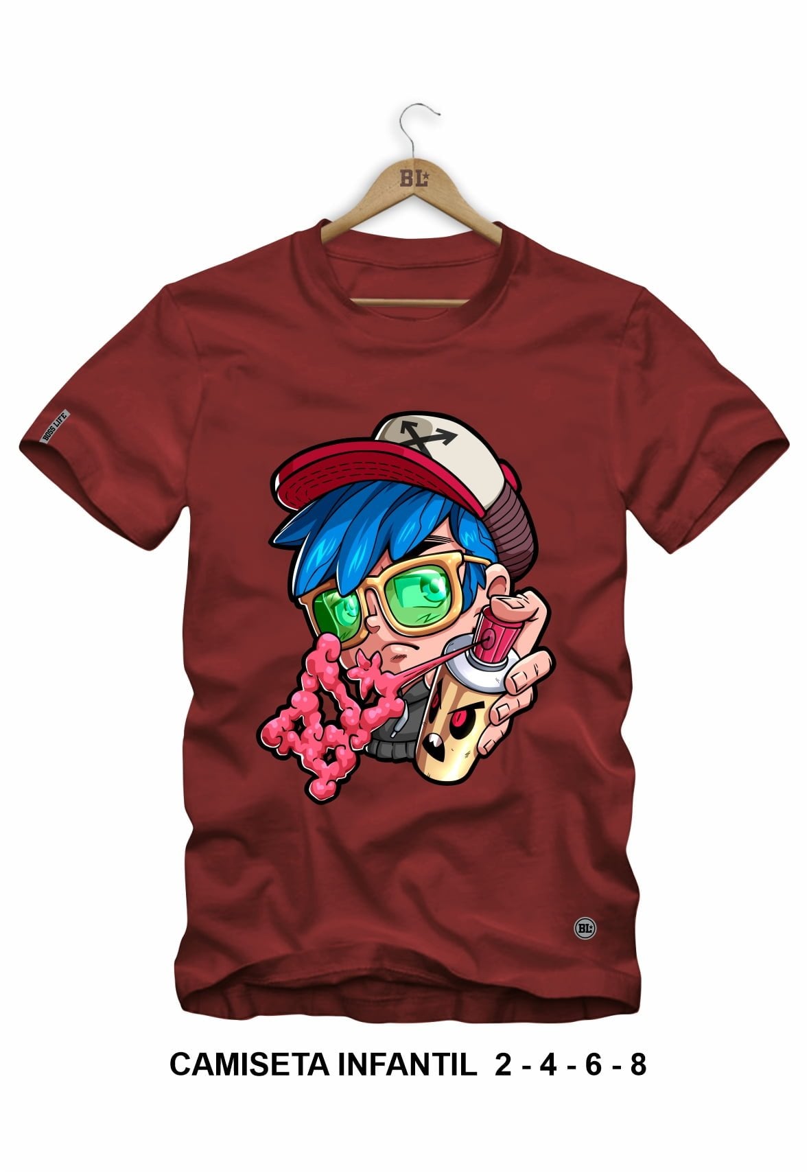 Camiseta Infantil Graffiti Boy