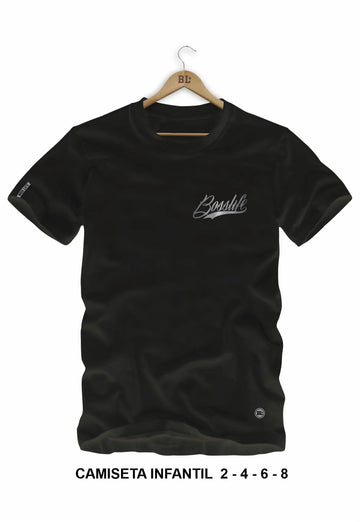 CAMISETA INFANTIL NEW BOSS 2 SILVER