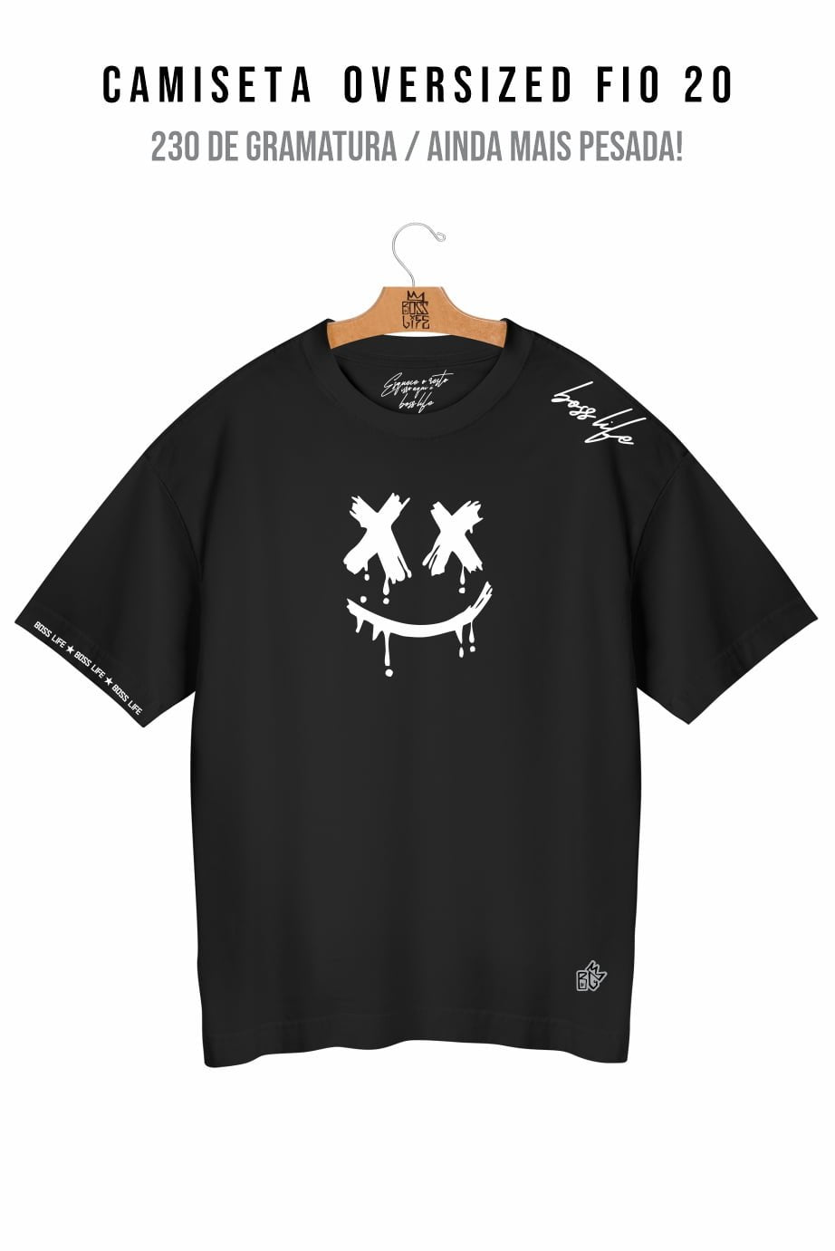 Camiseta Oversized Bl Small Monochrome