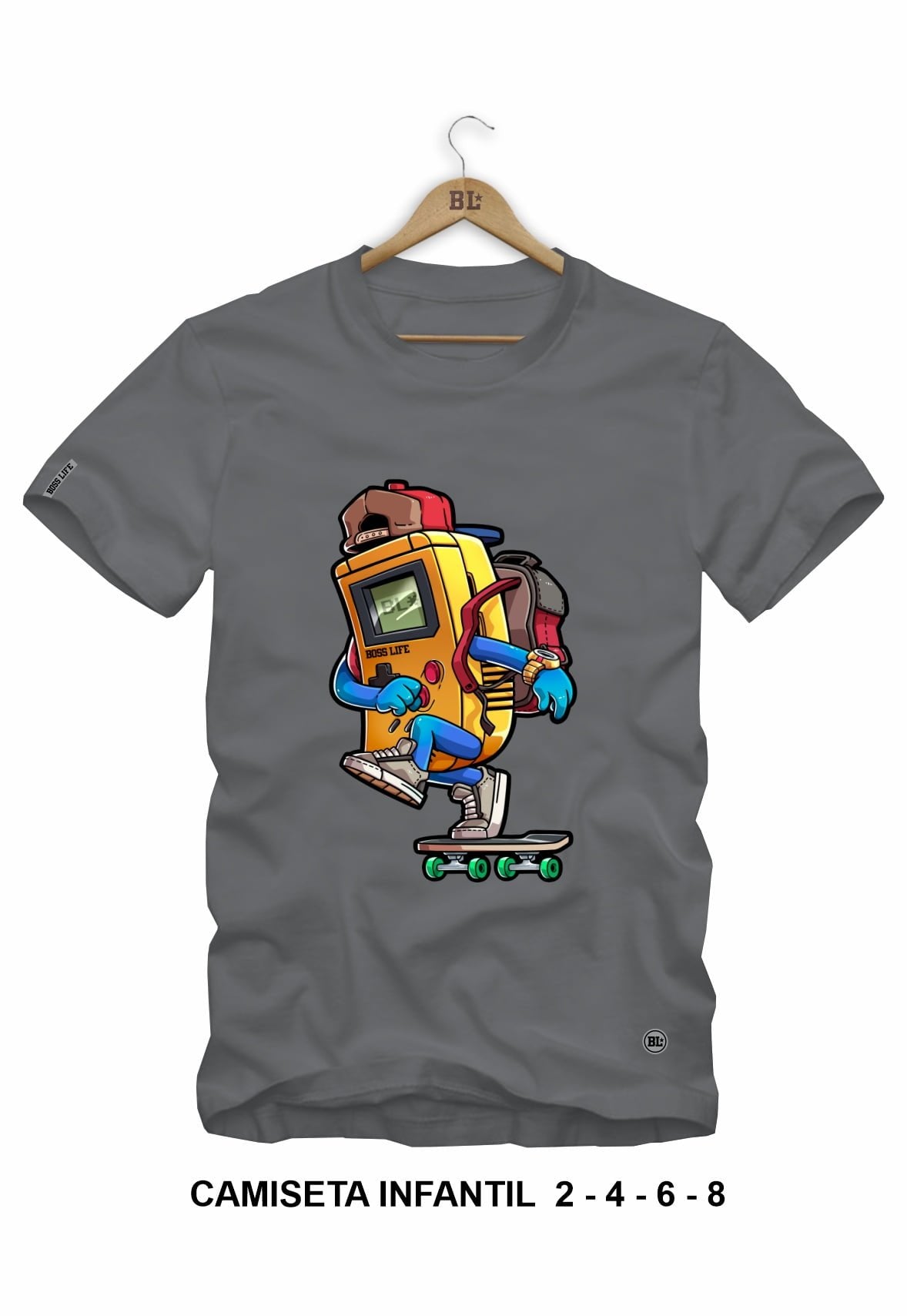 Camiseta Infantil Skate Roll
